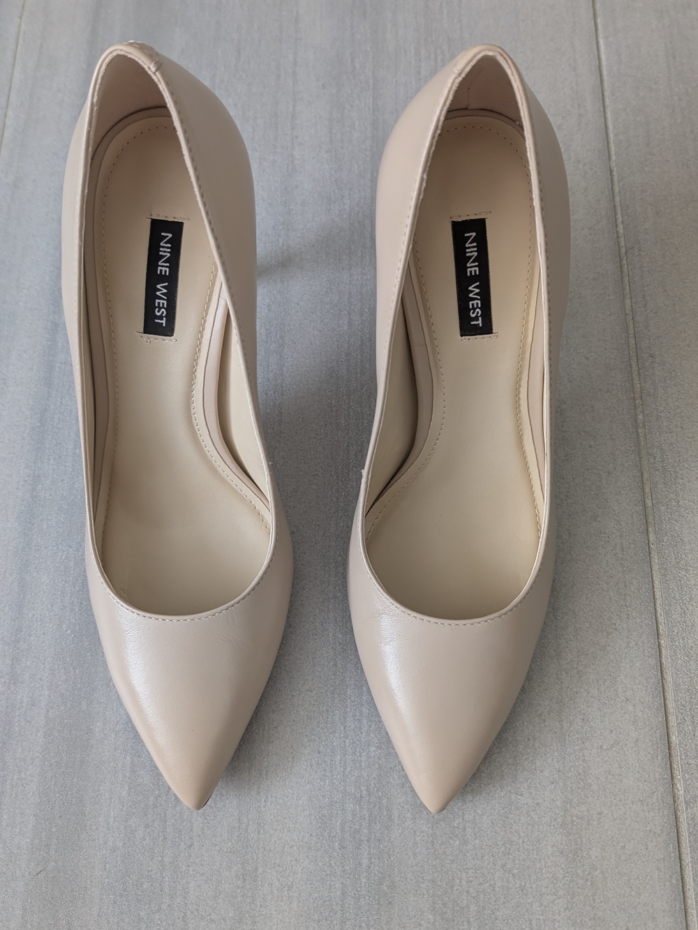 Nine West Women's Leather Tatiana Ivory Pumps NIB